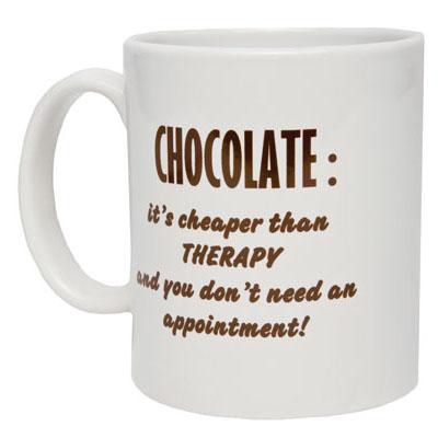 Chocolate: It'S Cheaper Than Therapy Mug