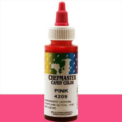 Pink Chefmaster Liquid Candy Color, 2 oz 