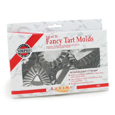 Norpro Fancy Tart Molds, Set of 36