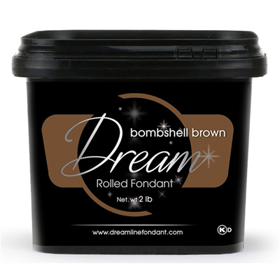 Dream Bombshell Brown Fondant, 2 lb.