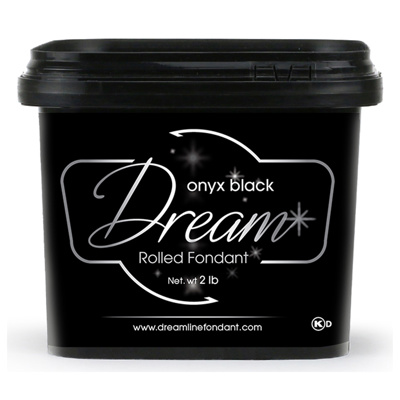 Dream Onyx Black Fondant, 2 lb