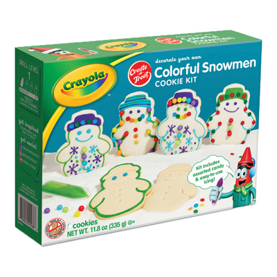 Create a Treat Crayola Snowmen Cookie Kit, 11.8 oz.