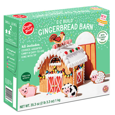 Create a Treat Gingerbread Barn Cookie Kit, 2.2 lb