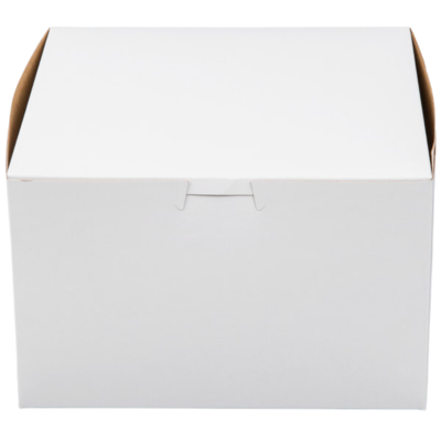 White Square Cake Box, 8"