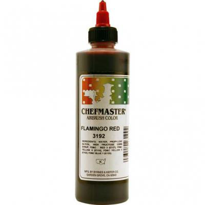 Chefmaster Red Airbrush Food Color, 9 oz.  