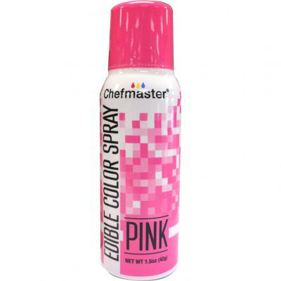 Chefmaster Pink Edible Spray, 1.5 oz.