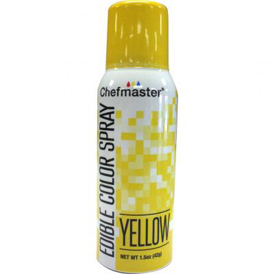Chefmaster Yellow Edible Spray, 1.5 oz.