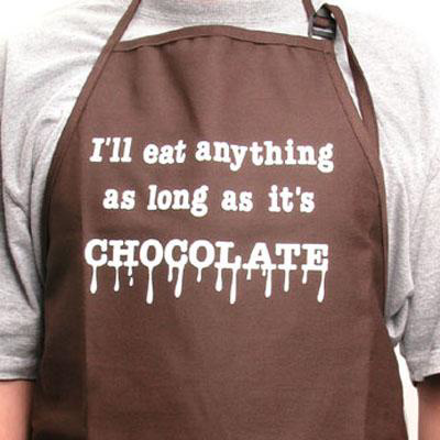 I'Ll Eat Anything As Long As It'S Chocolate Apron