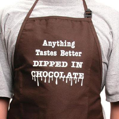 Anything Tastes Better Dipped in Chocolate Apron