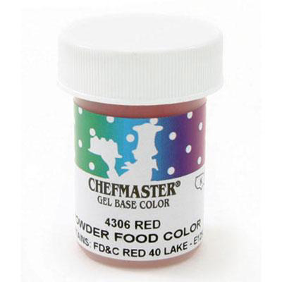 Chefmaster Red Powdered Food Color, 3g.