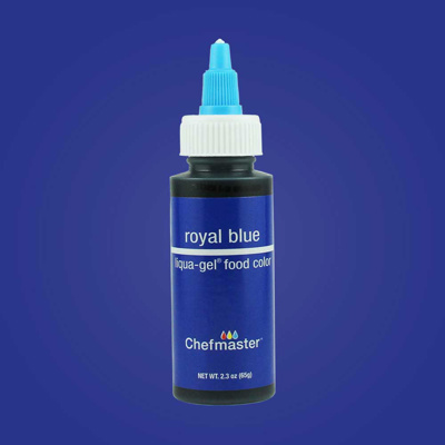 Chefmaster Royal Blue Liqua-Gel Food Color, 2.3 oz.