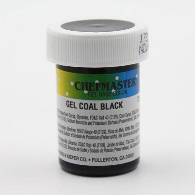 Chefmaster Coal Black Gel Food Color, 1 oz. 
