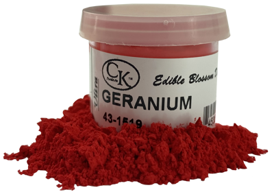 Geranium Edible Blossom Dust, 4 g.
