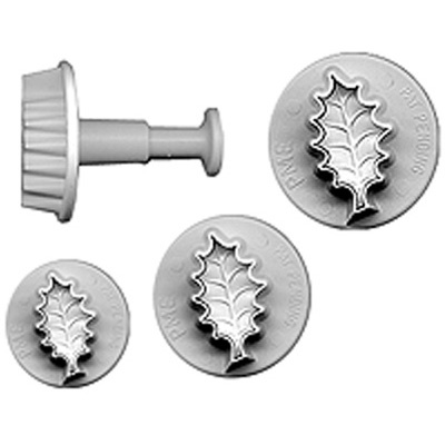 PME Veined Holly Plunger Cutters, 2 Piece Set