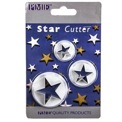 PME Star Cutter Set, 3 Count