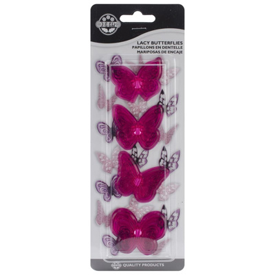 Jem Cupcake Cutter Butterfly Set, 4 count
