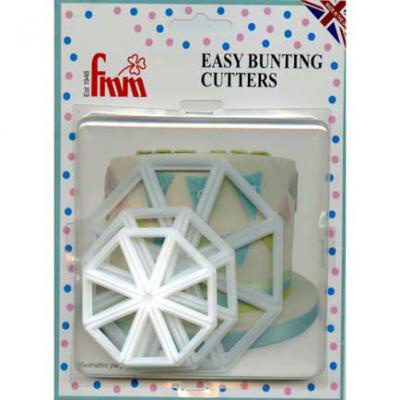 FMM Easy Bunting Cutters, 3 Piece Set