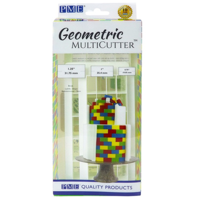 PME Brick Geometric Multi-Cutter Set, 3 count