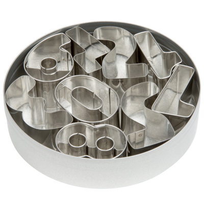 Ateco Numbers Cookie Cutter Set, 9 count