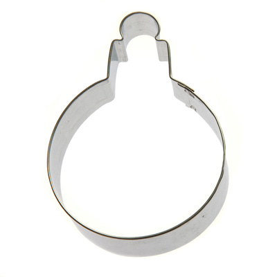 Celebakes Ornament Cookie Cutter, 3.75"
