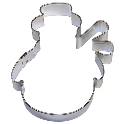 Celebakes Snowman With Scarf Cookie Cutter, 4.25"