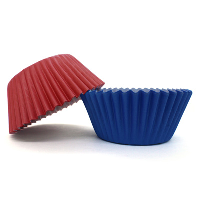 Celebakes Red & Blue Baking Cups, 50 count