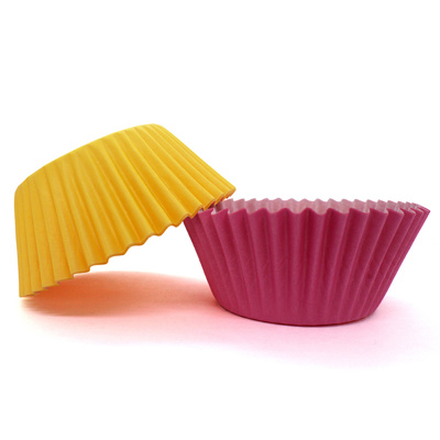 Celebakes Pink & Yellow Baking Cups, 50 count