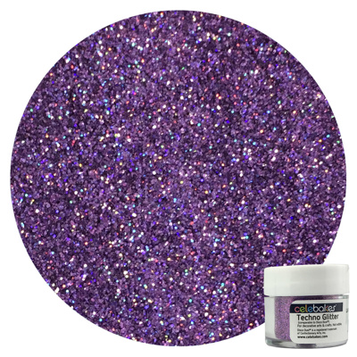 Celebakes Lavender Hologram Techno Glitter, 5g