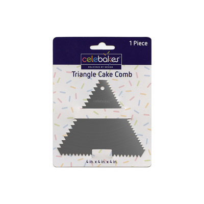 Celebakes Triangle Cake Comb, 1 count