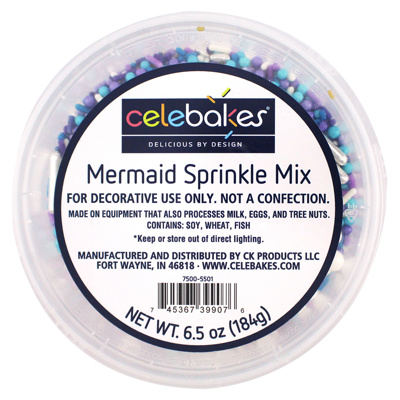 Celebakes Mermaid Sprinkle Mix, 6.5 oz.