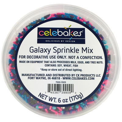 Celebakes Galaxy Sprinkle Mix, 5.6 oz.