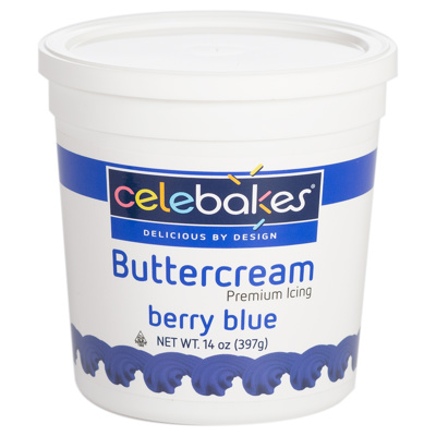 Celebakes Berry Blue Buttercream Icing, 14 oz.