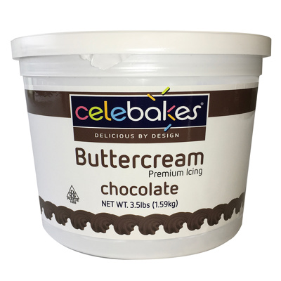 Celebakes Chocolate Buttercream, 3.5 lb.