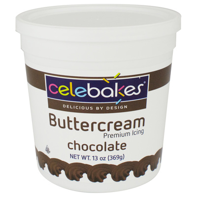 Celebakes Chocolate Buttercream Icing, 13 oz.