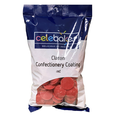 Celebakes Red Clasen Confectionery Coating, 16 oz
