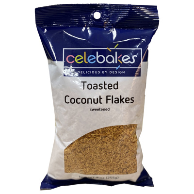 Celebakes Toasted Coconut Flakes, 9 oz.