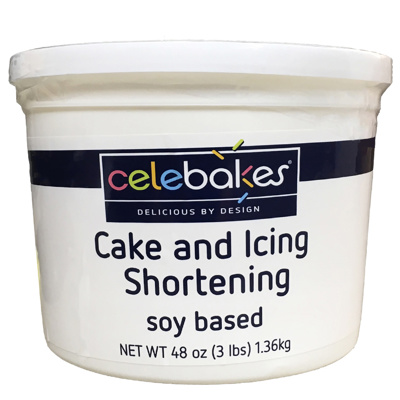 Celebakes Soy Based Cake and Icing Shortening, 3 lb.