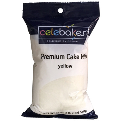 Celebakes Yellow Premium Cake Mix, 18 oz.