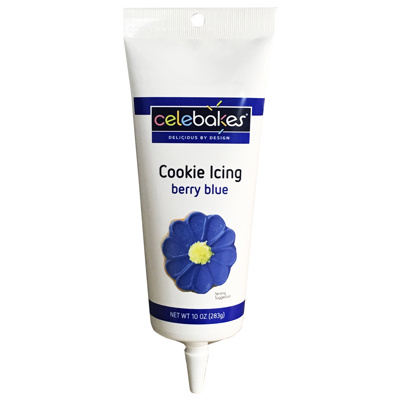 Celebakes Berry Blue Cookie Icing, 10 oz