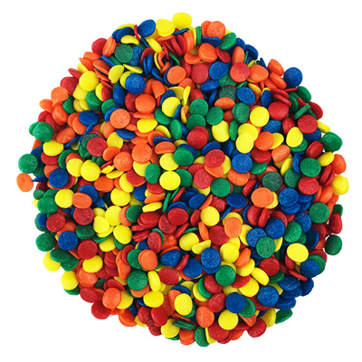 Celebakes Bright Sequins Edible Confetti, 10 lb.