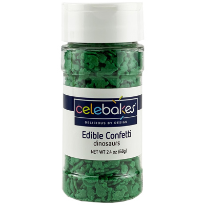 Celebakes Dinosaurs Edible Confetti, 2.4 oz.