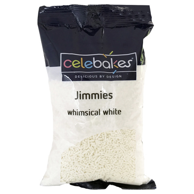 Celebakes White Jimmies, 16 oz.