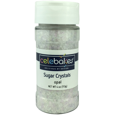 Celebakes Opal Sugar Crystals, 4 oz.