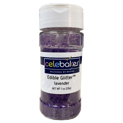 Celebakes Lavender Edible Glitter, 1 oz.