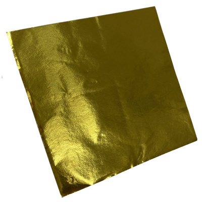 Celebakes True Gold Foil Wrapper, 4" x 4"