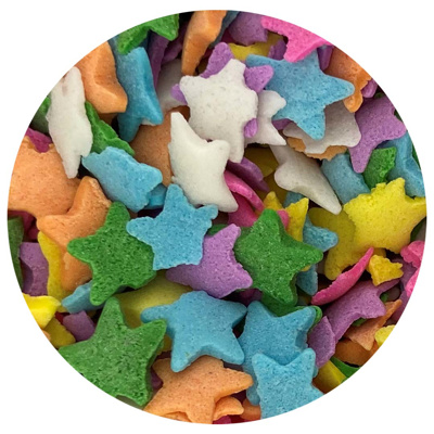 Pastel Stars Edible Confetti, 7 lb.