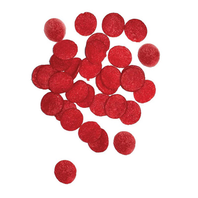 Red Edible Confetti, 7 lb.