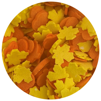 Fall Shape Mix Edible Confetti, 7 lb.