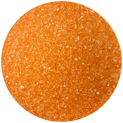Tangerine Sanding Sugar, 33 lb.
