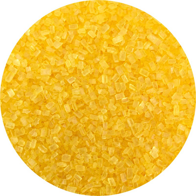 Sun Yellow Sanding Sugar, 33 lb.